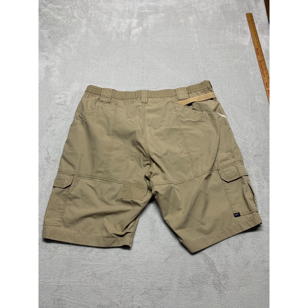 5.11 Tactical Series Shorts Mens 42 Khaki Sports Outdoors Hiking Fishing Ripstop - Picture 2 of 5